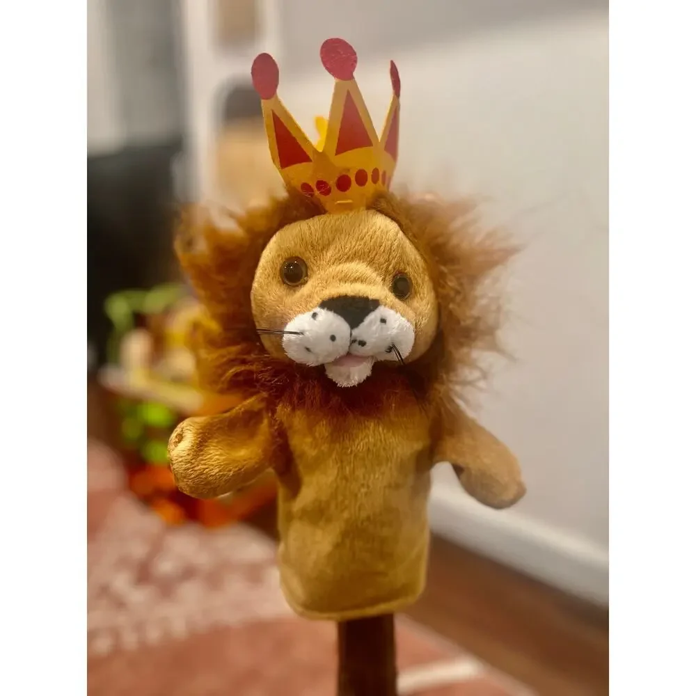 Restoration Hardware Baby & Child Circus Hand Puppets Lion Seal Set